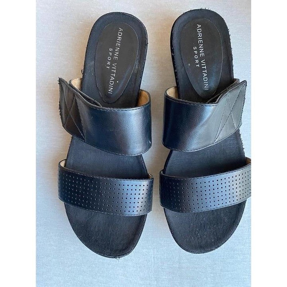 Adrienne Vittadini Shoes Sport Sandals Adjustable Strap Slide Size 8 Festival s5